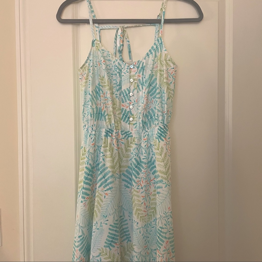 Lauren Conrad Fern Gable White Midi Dress